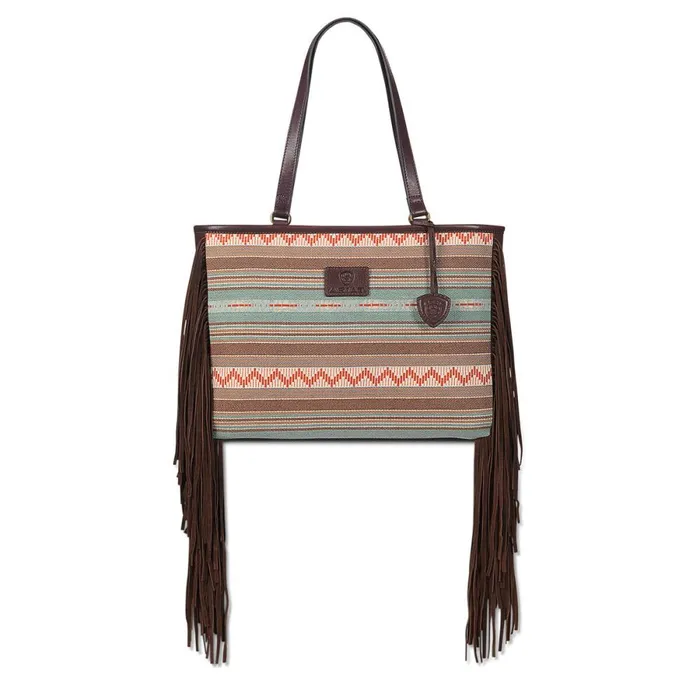 Serape Tote Bag Brown Women Ariat Bags and Wallets