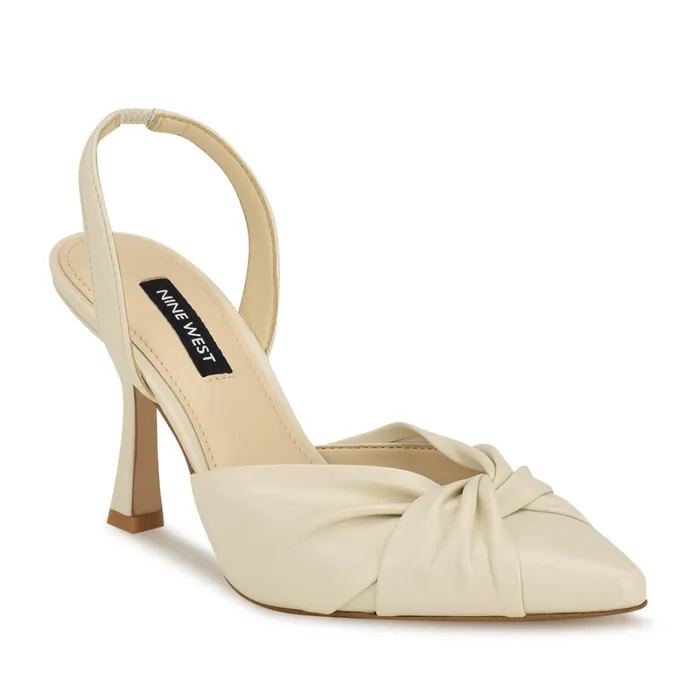 Shanti Slingback Pumps Ivory Women Nine West Slingbacks Shanti Slingback Pumps Ivory Women Nine West Slingbacks