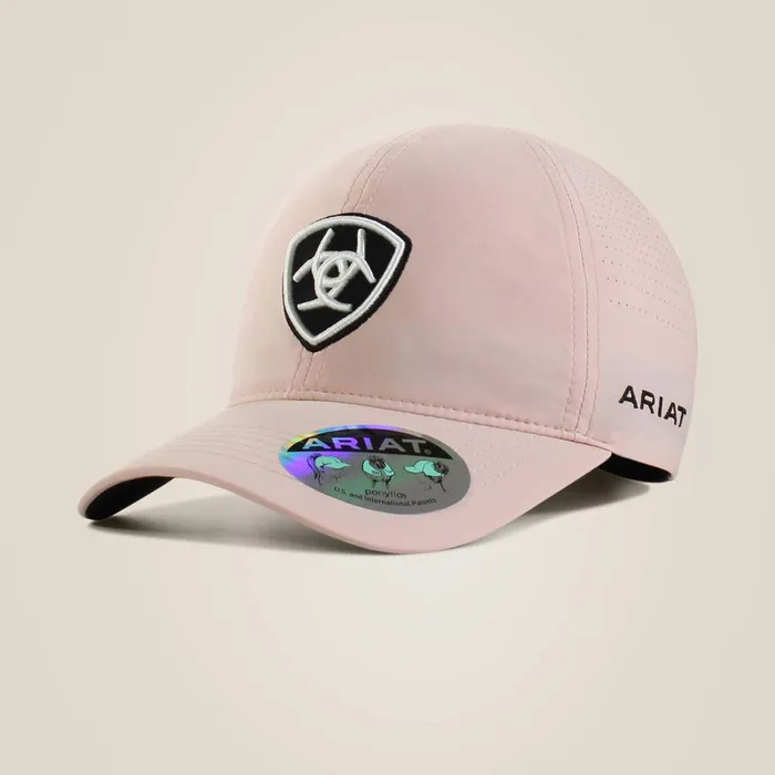 Shield Logo Cap Pink Women Ariat Hats and Caps