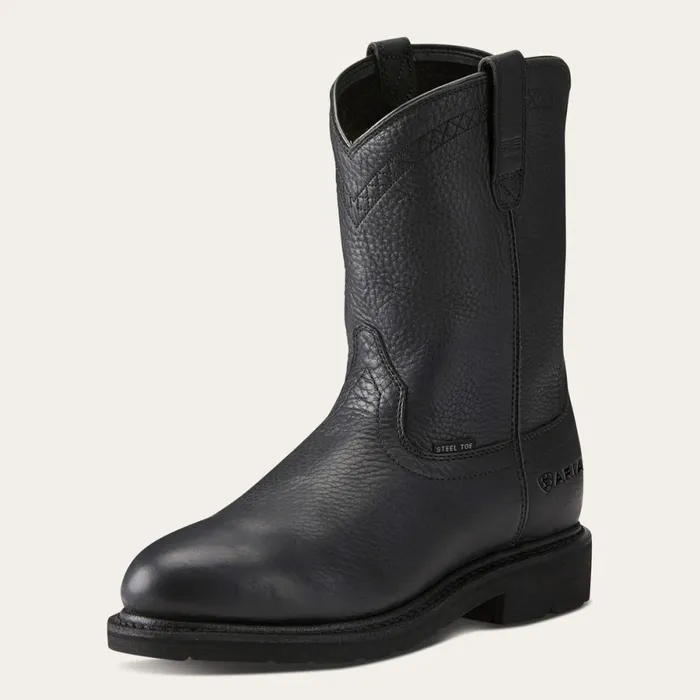 Sierra Steel Toe Work Boot Black Men Ariat Work Boots