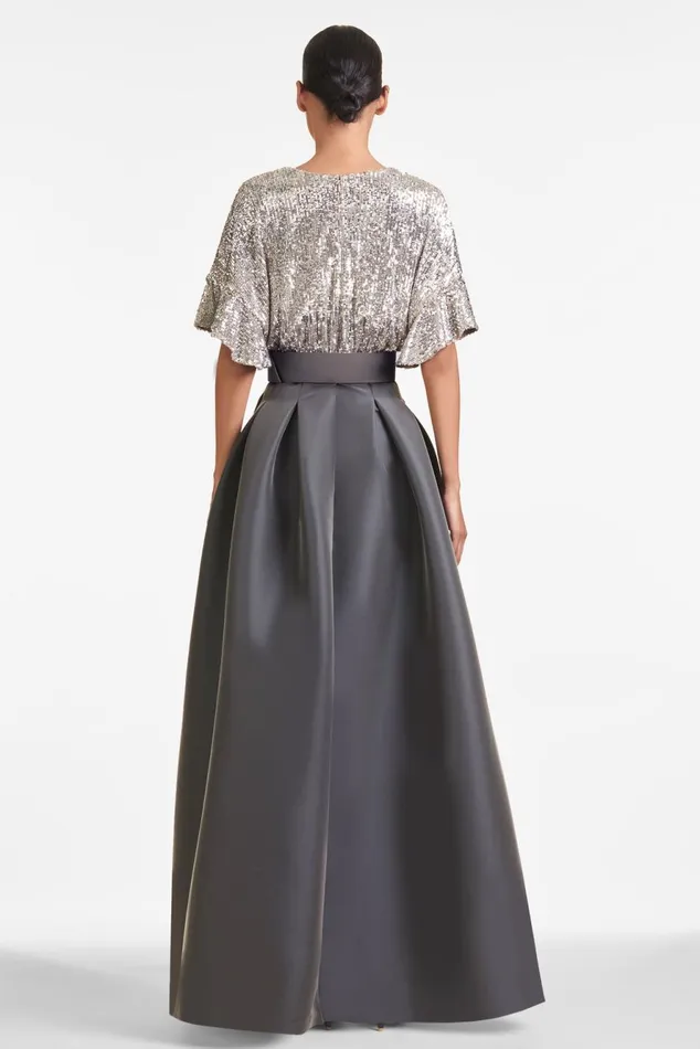 Simone Gown 8211 Charcoal Women Sachin and Babi Covered