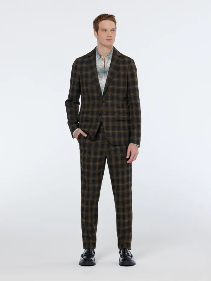 Singlebreasted Yarndyed Check Regular Fit Blazer Golden Brown Check Men Scotch and Soda Blazers and Waistcoats Singlebreasted Yarndyed Check Regular Fit Blazer Golden Brown Check Men Scotch and Soda Blazers and Waistcoats