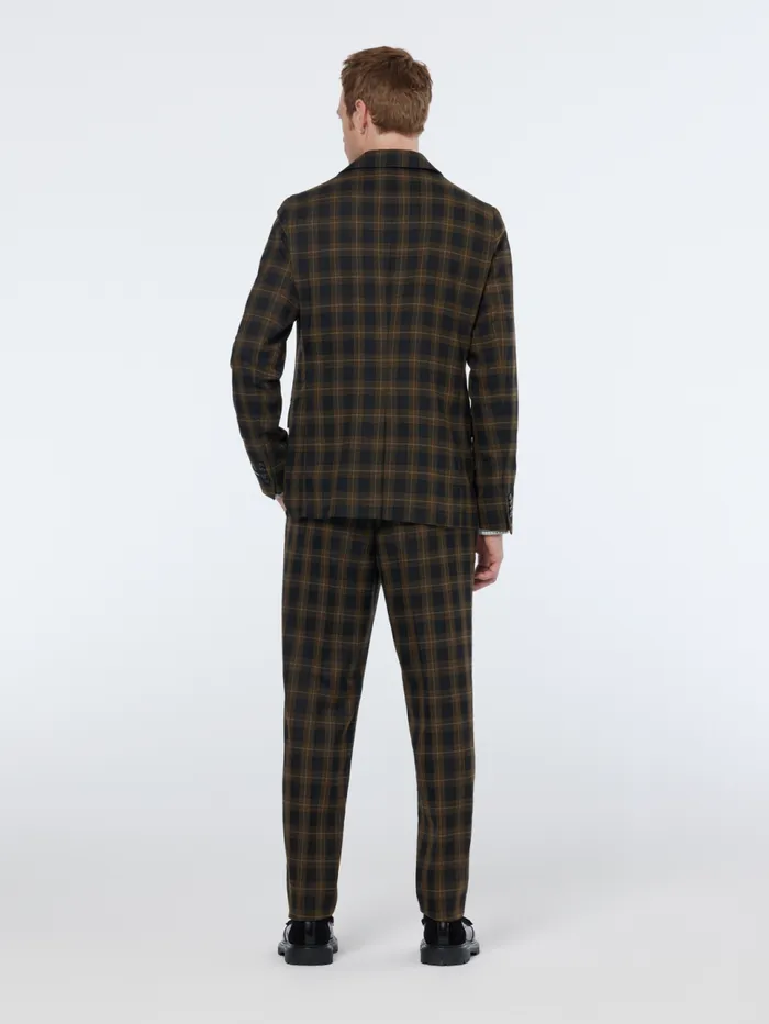Singlebreasted Yarndyed Check Regular Fit Blazer Golden Brown Check Men Scotch and Soda Blazers and Waistcoats Singlebreasted Yarndyed Check Regular Fit Blazer Golden Brown Check Men Scotch and Soda Blazers and Waistcoats