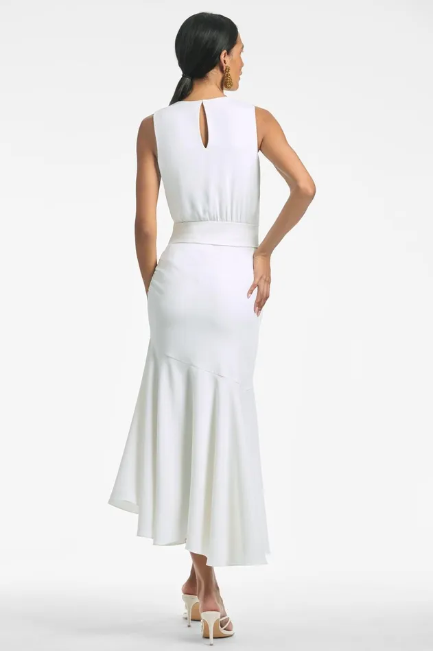 Sleeveless Camila Dress 8211 Ivory Women Sachin and Babi Sleeveless
