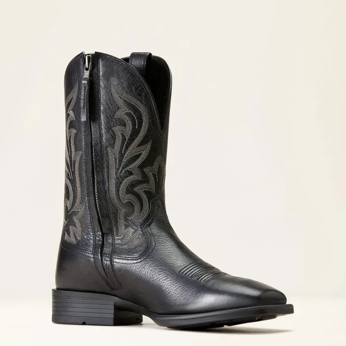 Slim Zip Ultra Western Boot Black Deertan Men Ariat Western Boots Slim Zip Ultra Western Boot Black Deertan Men Ariat Western Boots