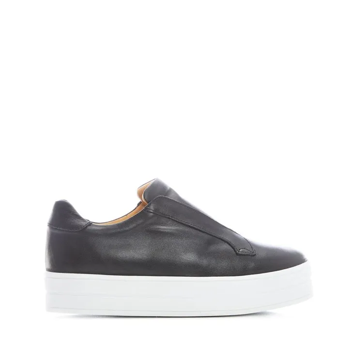 SlipOn Trainers Women Moda In Pelle Bsoleful BBath Black Leather