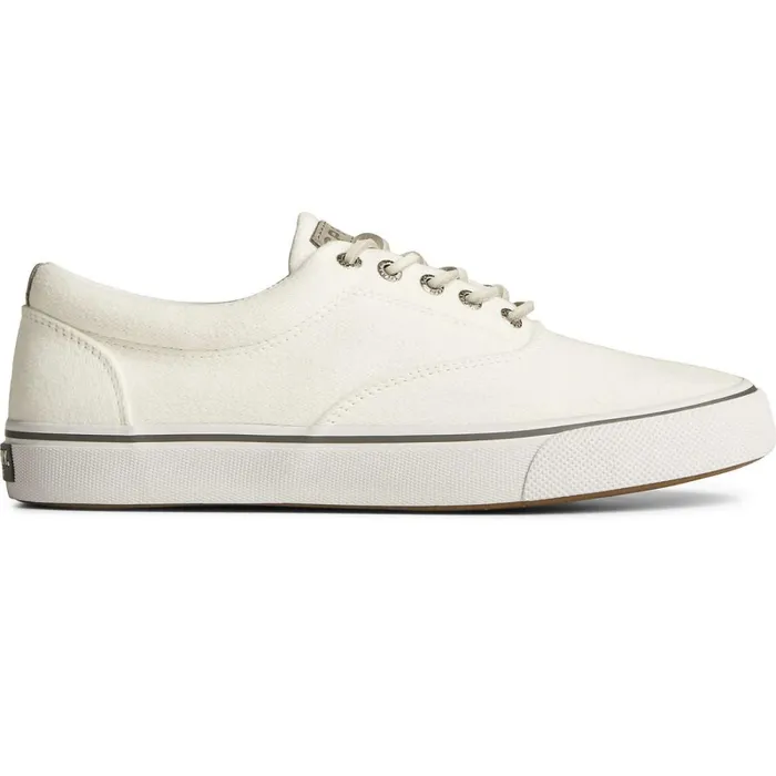 Sneakers Men Sperry SeaCycled Striper II CVO Textile Sneaker White