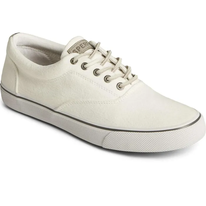 Sneakers Men Sperry SeaCycled Striper II CVO Textile Sneaker White Sneakers Men Sperry SeaCycled Striper II CVO Textile Sneaker White