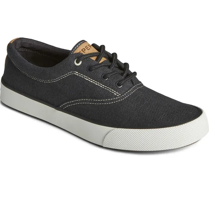 Sneakers Men Sperry Striper II Slub Linen Sneaker Black Sneakers Men Sperry Striper II Slub Linen Sneaker Black