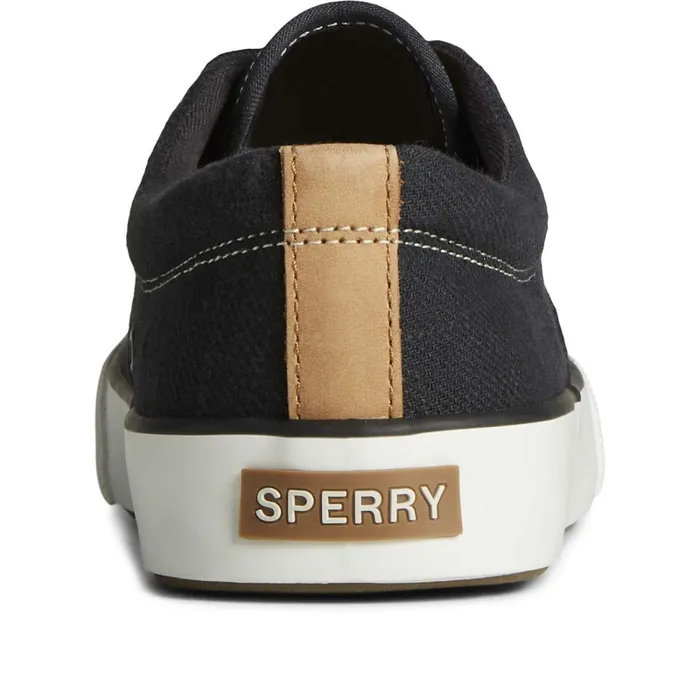 Sneakers Men Sperry Striper II Slub Linen Sneaker Black Sneakers Men Sperry Striper II Slub Linen Sneaker Black