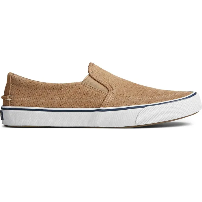 Sneakers Men Sperry Striper II Twin Gore Perforated Slip On Sneaker Tan