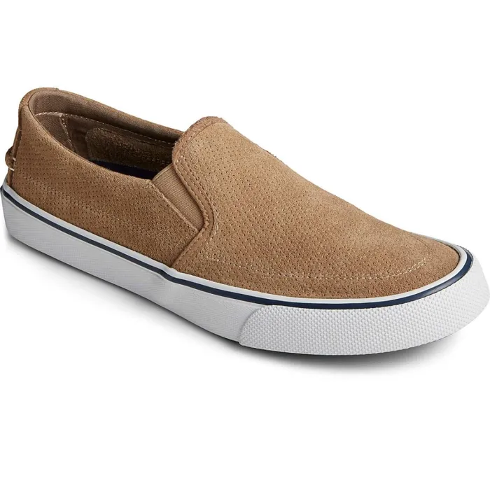 Sneakers Men Sperry Striper II Twin Gore Perforated Slip On Sneaker Tan Sneakers Men Sperry Striper II Twin Gore Perforated Slip On Sneaker Tan