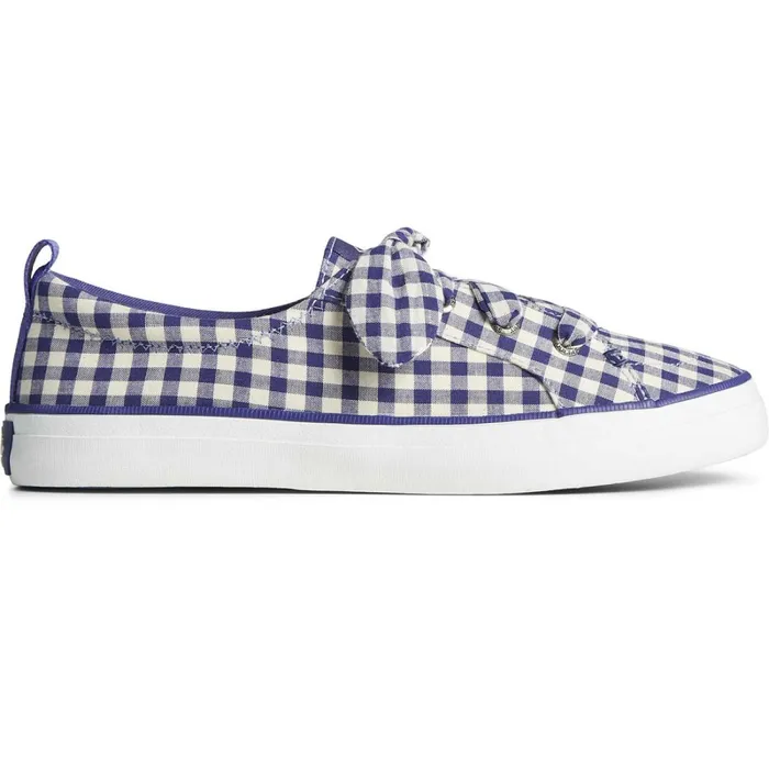 Sneakers Women Sperry Crest Vibe Gingham Sneaker Blue