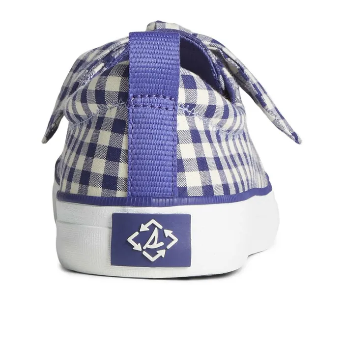 Sneakers Women Sperry Crest Vibe Gingham Sneaker Blue Sneakers Women Sperry Crest Vibe Gingham Sneaker Blue