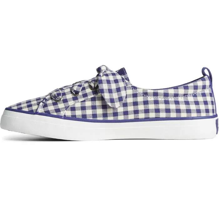 Sneakers Women Sperry Crest Vibe Gingham Sneaker Blue Sneakers Women Sperry Crest Vibe Gingham Sneaker Blue