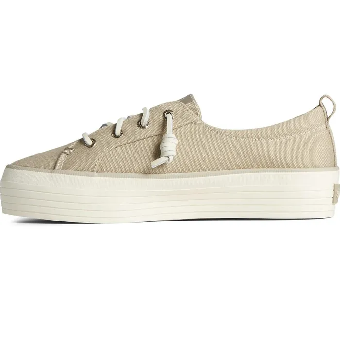 Sneakers Women Sperry SeaCycled Crest Vibe Textile Platform Sneaker Brown Sneakers Women Sperry SeaCycled Crest Vibe Textile Platform Sneaker Brown
