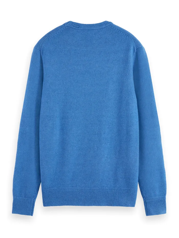 SOFT KNIT REGULAR FIT SWEATER Black Men Scotch and Soda Knitwear