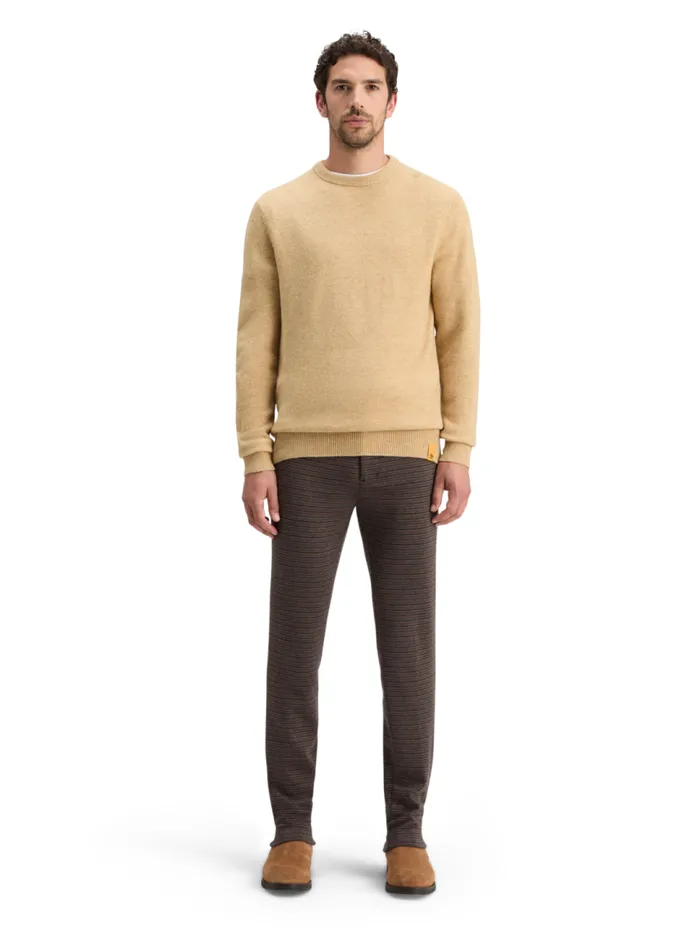 SOFT KNIT REGULAR FIT SWEATER Black Men Scotch and Soda Knitwear