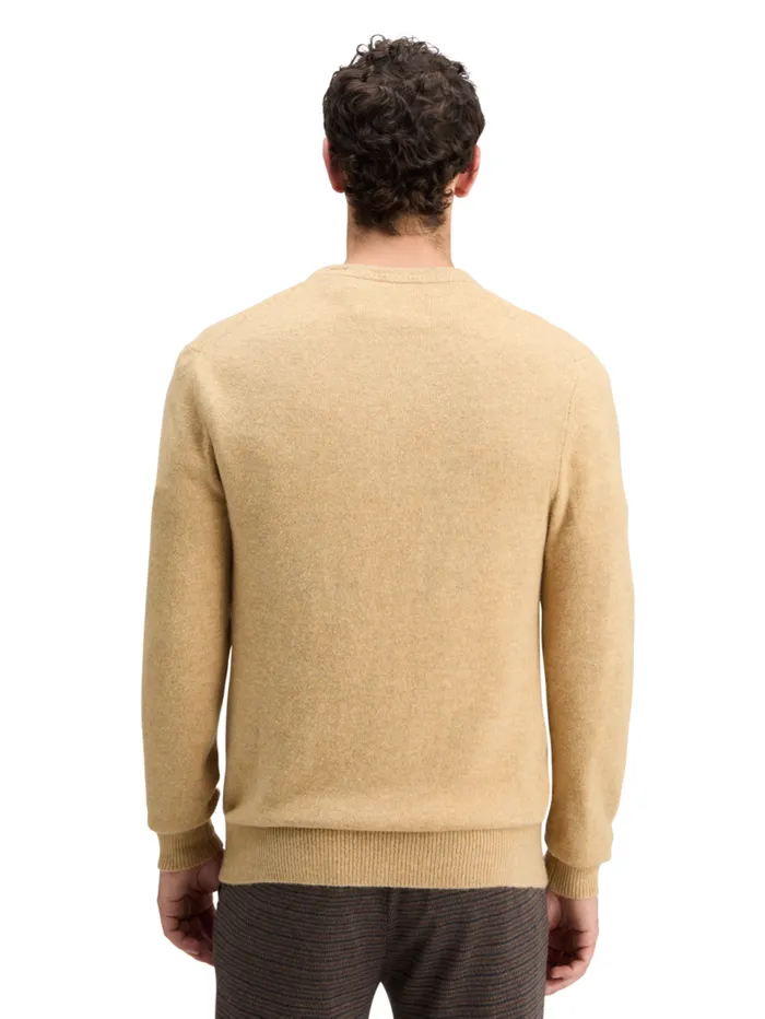 SOFT KNIT REGULAR FIT SWEATER Black Men Scotch and Soda Knitwear