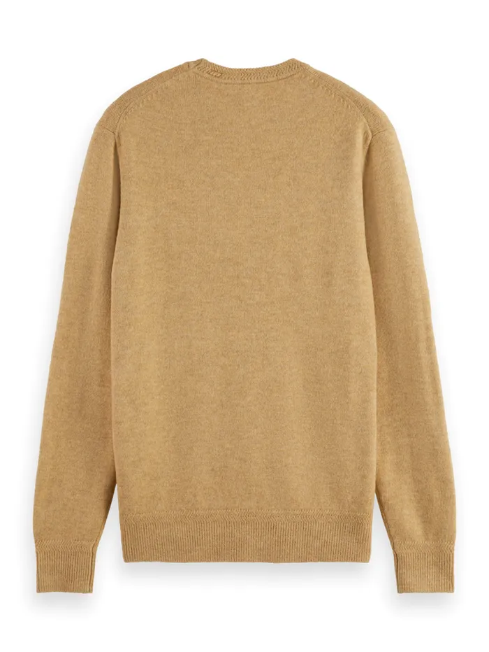 SOFT KNIT REGULAR FIT SWEATER Black Men Scotch and Soda Knitwear
