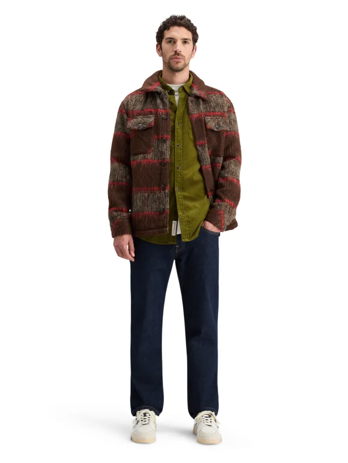 SOLID CORDUROY SHIRT Black Men Scotch and Soda Shirts