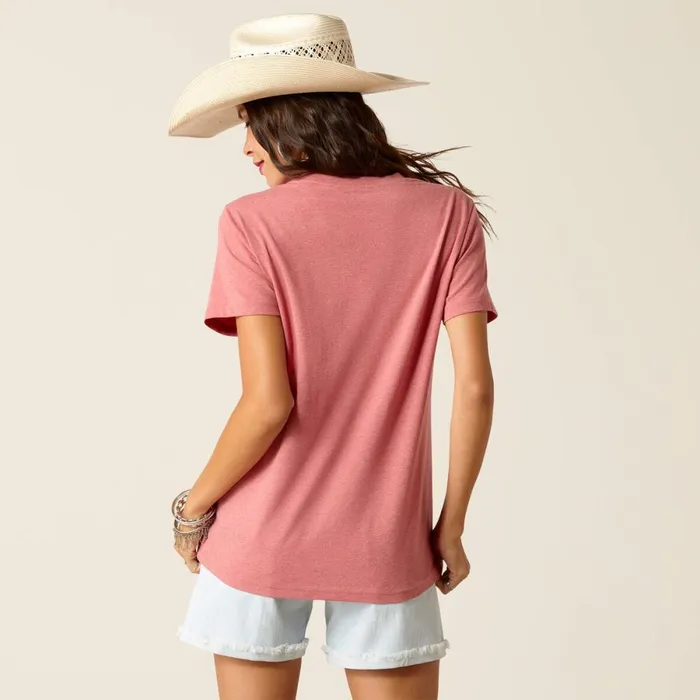 Souvenir TShirt Garnet Heather Women Ariat TShirts and Tops Souvenir TShirt Garnet Heather Women Ariat TShirts and Tops
