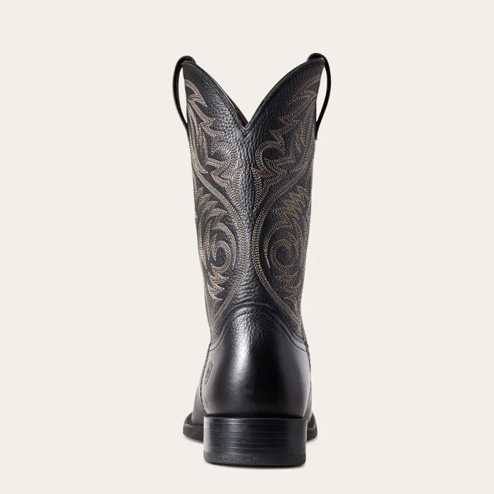 Sport Herdsman Western Boot Black Deertan Men Ariat Western Boots Sport Herdsman Western Boot Black Deertan Men Ariat Western Boots