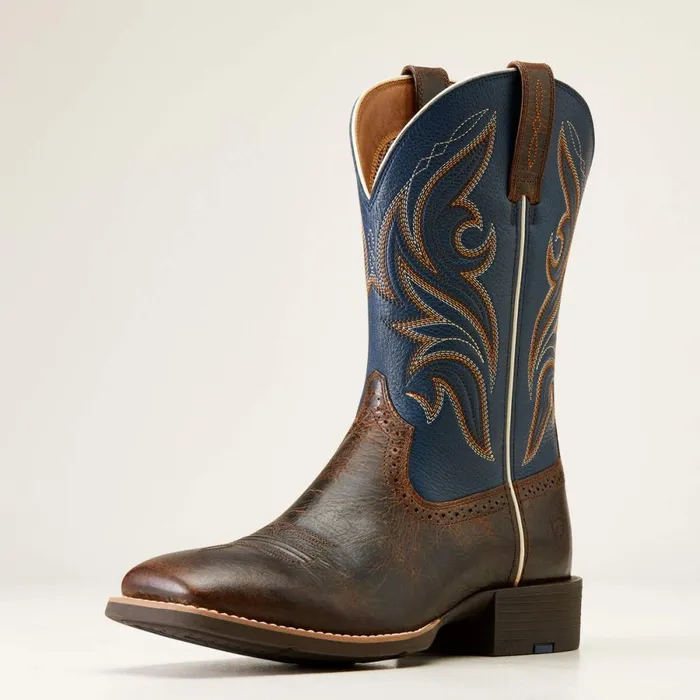 Sport Knockout Western Boot Dark Whiskey Men Ariat Western Boots