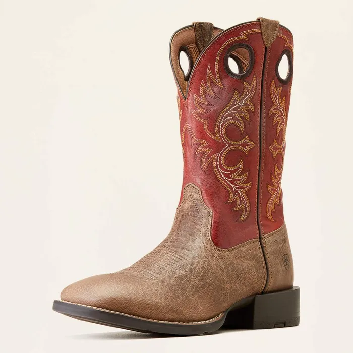 Sport Rodeo Western Boot Crazy Crunch Tan Men Ariat Western Boots