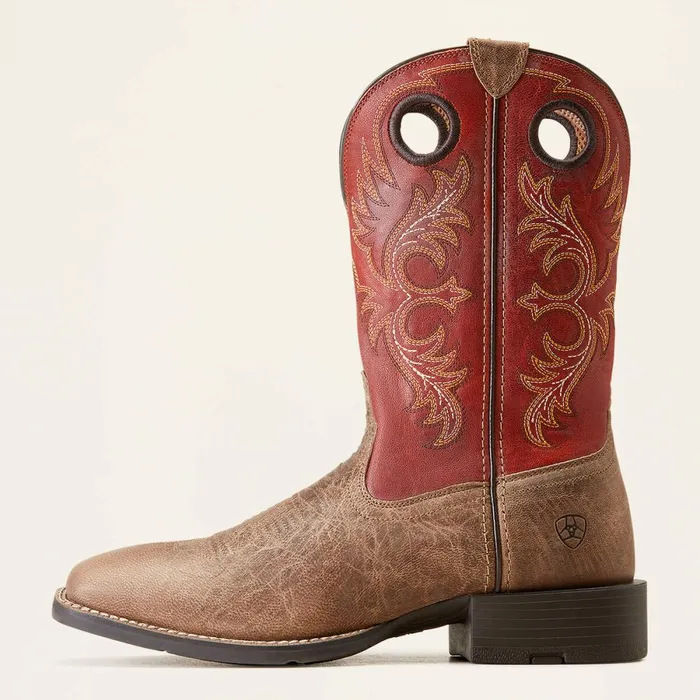 Sport Rodeo Western Boot Crazy Crunch Tan Men Ariat Western Boots Sport Rodeo Western Boot Crazy Crunch Tan Men Ariat Western Boots