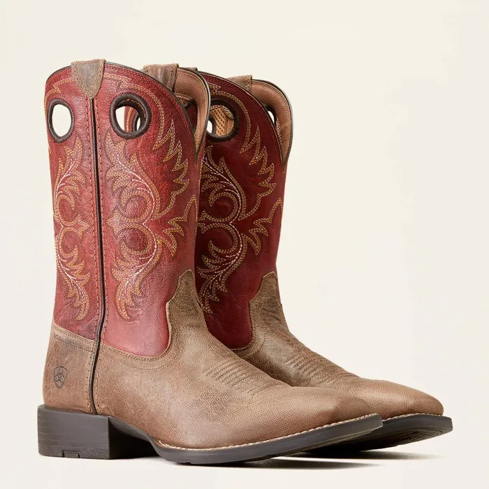 Sport Rodeo Western Boot Crazy Crunch Tan Men Ariat Western Boots Sport Rodeo Western Boot Crazy Crunch Tan Men Ariat Western Boots