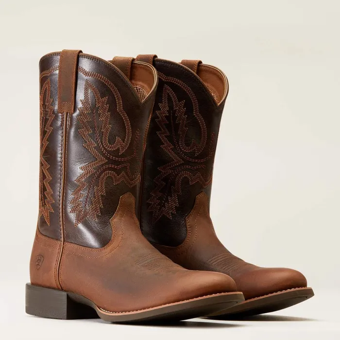 Sport Stratten Cowboy Boot Sorrel Crunch Men Ariat Western Boots Sport Stratten Cowboy Boot Sorrel Crunch Men Ariat Western Boots