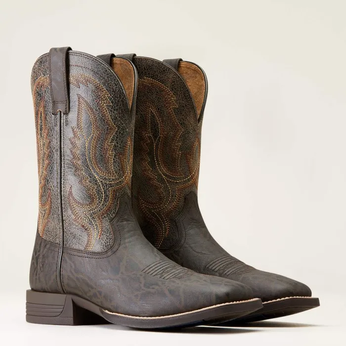 Steadfast Western Boot Chocolate Elephant Print Men Ariat Western Boots Steadfast Western Boot Chocolate Elephant Print Men Ariat Western Boots