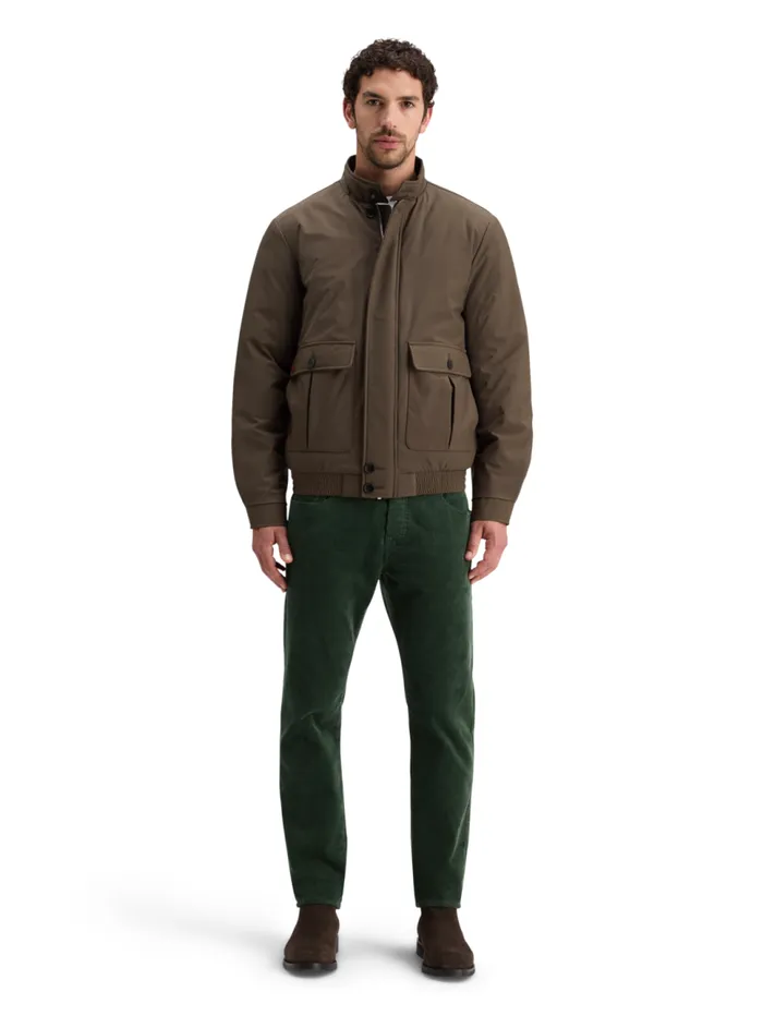 STRETCH HARRINGTON SOFTSHELL JACKET Coffee Men Scotch and Soda Jackets and Coats