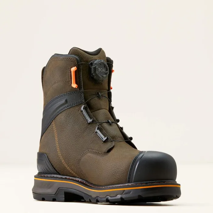 Stump Jumper 8034 BOA Waterproof Composite Toe Work Boot Iron Coffee Men Ariat Work Boots Stump Jumper 8034 BOA Waterproof Composite Toe Work Boot Iron Coffee Men Ariat Work Boots