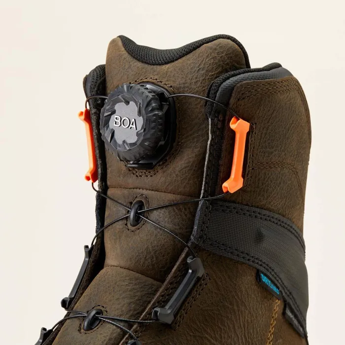 Stump Jumper 8034 BOA Waterproof Composite Toe Work Boot Iron Coffee Men Ariat Work Boots Stump Jumper 8034 BOA Waterproof Composite Toe Work Boot Iron Coffee Men Ariat Work Boots