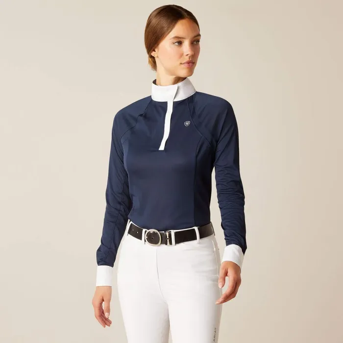 Sunstopper 30 Pro Show Shirt Navytrace Women Ariat English Riding