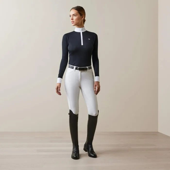 Sunstopper Pro 20 Show Shirt Show Navyashton Women Ariat English Riding Sunstopper Pro 20 Show Shirt Show Navyashton Women Ariat English Riding