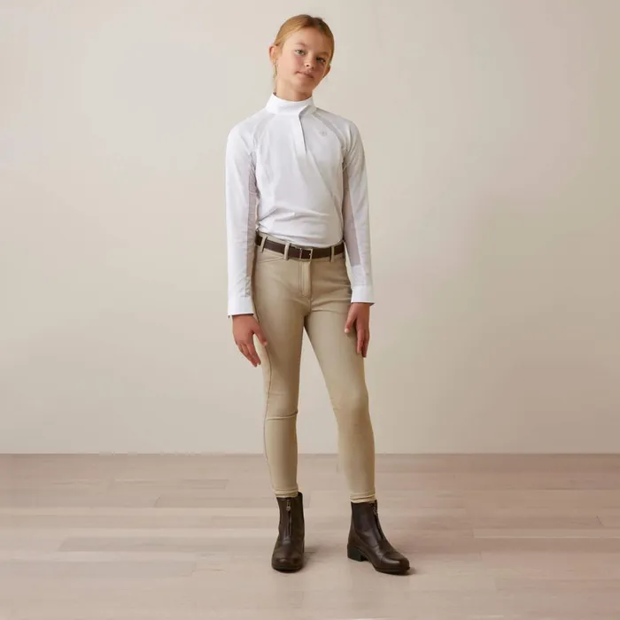Sunstopper Pro 20 Show Shirt White Kids Ariat English Riding Clothing Sunstopper Pro 20 Show Shirt White Kids Ariat English Riding Clothing