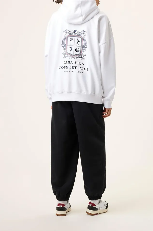 Sweatshirts and Hoodies Women Fila Casa Fila Crest Country Club Hoodie 100 White Sweatshirts and Hoodies Women Fila Casa Fila Crest Country Club Hoodie 100 White