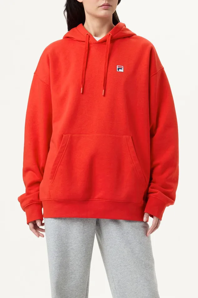 Sweatshirts and Hoodies Women Fila Classic Relaxed Hoodie 600 Fila Red Sweatshirts and Hoodies Women Fila Classic Relaxed Hoodie 600 Fila Red