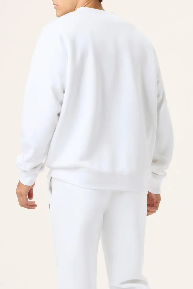 Sweatshirts and Hoodies Women Fila Classic Relaxed Sweatshirt 100 White Sweatshirts and Hoodies Women Fila Classic Relaxed Sweatshirt 100 White