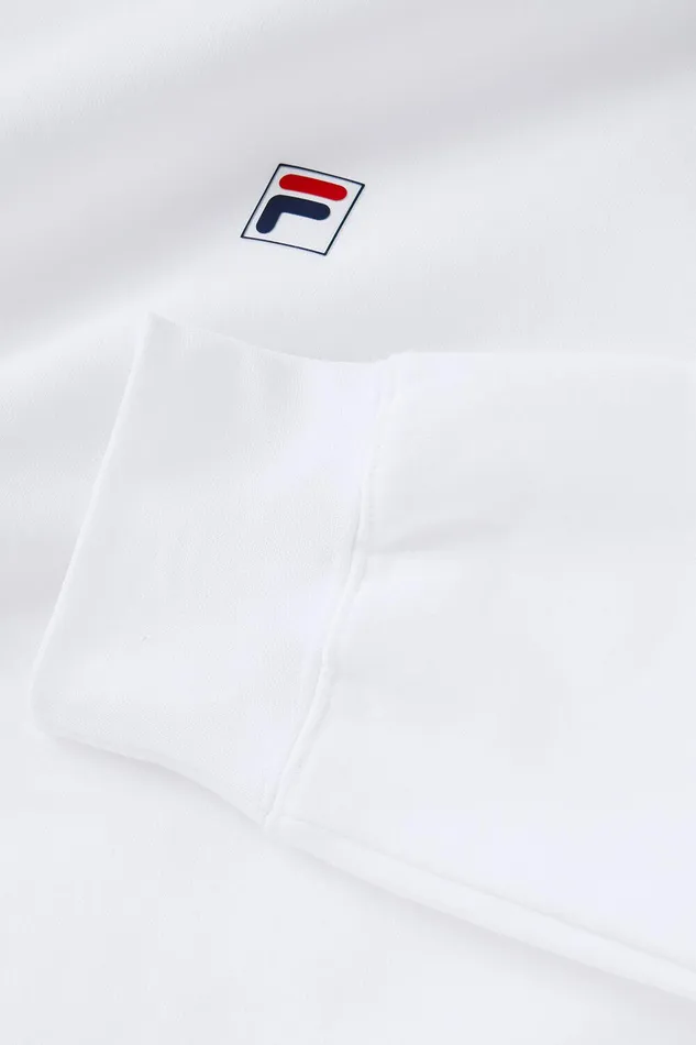 Sweatshirts and Hoodies Women Fila Classic Relaxed Sweatshirt 100 White Sweatshirts and Hoodies Women Fila Classic Relaxed Sweatshirt 100 White