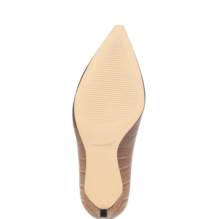 Tatiana Pointy Toe Pumps Nude Ombre Croco Women Nine West Pumps Tatiana Pointy Toe Pumps Nude Ombre Croco Women Nine West Pumps