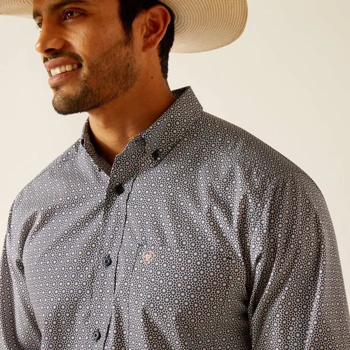 Tatum Classic Fit Shirt Dress Blues Men Ariat Button Down Shirts Tatum Classic Fit Shirt Dress Blues Men Ariat Button Down Shirts