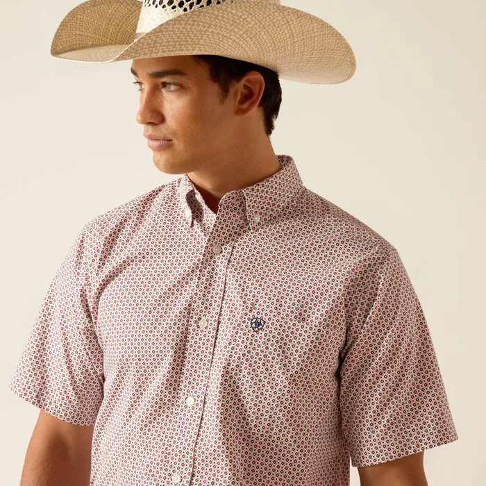 Teagan Fitted Shirt Syrah Men Ariat Button Down Shirts Teagan Fitted Shirt Syrah Men Ariat Button Down Shirts