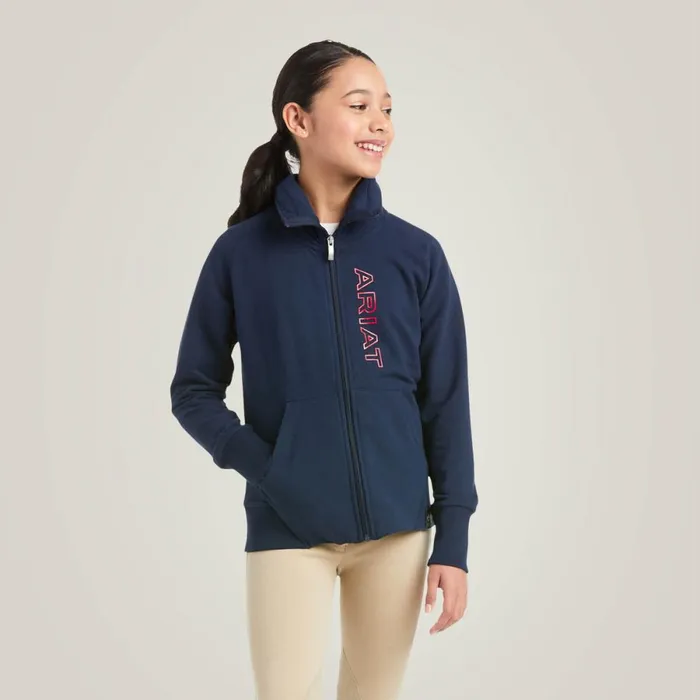 Team Logo Full Zip Sweatshirt Team Kids Ariat English Riding Clothing