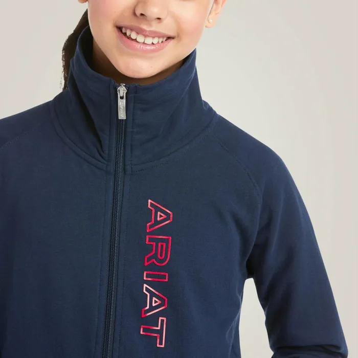 Team Logo Full Zip Sweatshirt Team Kids Ariat English Riding Clothing Team Logo Full Zip Sweatshirt Team Kids Ariat English Riding Clothing