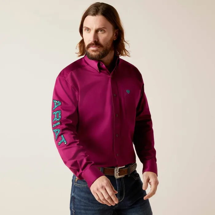 Team Logo Twill Classic Fit Shirt Bella Donna Men Ariat Button Down Shirts