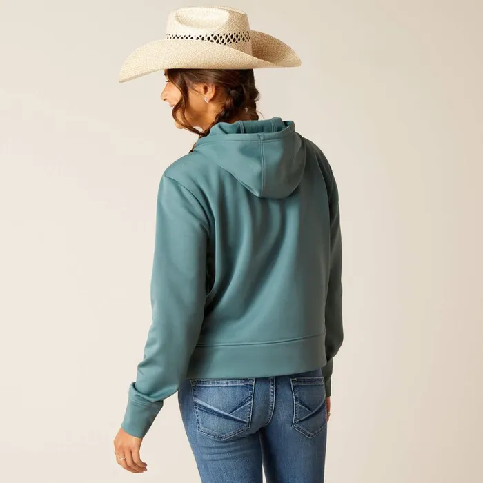 Tek Hoodie 12 Zip Hoodie North Atlantic Women Ariat Sweatshirts and Hoodies Tek Hoodie 12 Zip Hoodie North Atlantic Women Ariat Sweatshirts and Hoodies